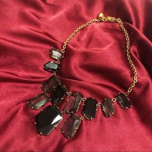 Kate Spade statement necklace in black